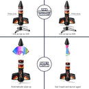 Rocket Launcher for Kids, Self Launching Motorized Air Rocket Toy, Outdoor Toys for Ages 8-12, Model Rockets with Parachute Safely Land, Spaceship Launch up to 200 ft Birthday Gifts for Boys by TinyTreasures Baby Boutique