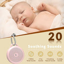 Portable White Noise Sleep Sound Machine for Home and Travel. Perfect for Your Sleeping Baby with a dimmable Night Light and Long Battery Life. Baby Essential Adult/Child Lock Feature. by TinyTreasures Baby Boutique