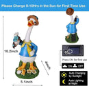 Garden Goose Statue Outdoor Decor, Funny Drunk Gnome Catched by Gardener Goose with Solar Bottle,Ideal Gifts for Women,Outdoor & Home Decor for Housewarming by GreenHaven Gardens