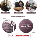 ASTARIN 36" Large Deep Tone Personalized Name Sympathy Wind Chimes, Cardinal Memorial Wind Chime for Loss of Mother Father Loved One, Bereavement Condolence Gifts Decor Outdoor Patio Garden by CozyNest Decor