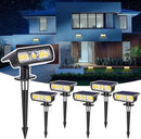 Toodour Solar Spot Light Outdoor, 6 Pack Solar Lights Outdoor with 2 Modes, Waterproof Solar Powered Flood Lights Landscape Lighting for Yard Garden Home Pathway Walkway Outdoor Decor - Warm White by GreenHaven Gardens