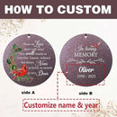 ASTARIN Personalized Cardinal Wind Chime Memorial, Customized Sympathy Wind Chimes for Loss of Loved One, in Memory of Loved Ones Lost, Bereavement Gifts Windchimes Outdoor by CozyNest Decor
