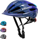 Exclusky Kids Bike Helmet with LED Light – Adjustable Multi-Sport Youth Helmet for Boys & Girls, Ages 5-12, Fits 50-57cm, Cycling Safety Gear by TinyTreasures Baby Boutique