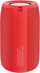 Bluetooth Speaker,MusiBaby Wireless,Outdoor, Waterproof,Portable Speaker,Dual Pairing, Bluetooth 5.0,Loud Stereo,Booming Bass,24H Playtime for Home&Party,Gifts(Pure Red) by TinyTreasures Baby Boutique