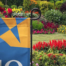 Alpha Tau Omega Licensed Flag Garden 12x19 inches Flag Banner Yard Decor Outdoor Decoration (Alpha Tau Omega