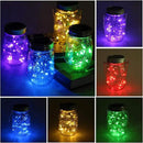 Mason Jar Solar Lights 10 Pack 30 LED Outdoor Solar Firefly Lights, Solar Fairy String Lids Lights,Waterproof Mason Solar Lights with Hangers for Regular Mouth Jars Christmas Gifts(Jars Not Included) by GreenHaven Gardens