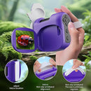 1600X Handheld Microscope for Kids 2" IPS Screen Kit Mini Pocket Digital Microscopes STEM Science with Slides Photo Video Rechargeable Portable Scope Gift for Ages 6-12 (Purple) by TinyTreasures Baby Boutique
