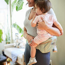 Baby Carrier - 6-in-1 Ergonomic Soft Carrier with Hip Seat and Large Storage, Front and Back Positions, Adjustable Waist Up to 43 Inches, for Infants Aged 2-36 Months, Weighing 6-45 lb by TinyTreasures Baby Boutique