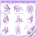 Unicorn Toys for Girls Age 4-6: Robot Pets for Kid Remote Control Robot Toy for Ages 5-7 Smart Robots Girl Toy 4-5 Robot Toy for Kid 8-12 Birthday Gifts for 3 4 5 6 7 8 Year Old Girl, Purple by TinyTreasures Baby Boutique