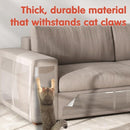 18 Pcs Large Cat Scratch Furniture Protector, Transparent Couch Protector from Cat Claws, Single-Sided Self Adhesive Anti Pet Deterrent Sofa Cover, 14in by TinyTreasures Baby Boutique