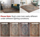 Keen Home Design 9x12 Rug - Machine Washable Area Rug with Non-Slip Backing, Ideal for Living Room, Dining Room, Bedroom - Vintage, Easy Clean, Durable, Low Pile Rug - (9' x 12') by CozyNest Decor