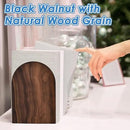 Book Ends, Large Sturdy Wooden Bookends for Shelves - Heavy Duty Non-Slip Book Organizers, Decorative Bookend Holders for Home Office, Library, Black Walnut Universal Economy Bookend, 1 Pair