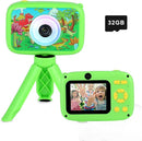 SUZIYO Kids Video Camera with Stand, Best Christmas Birthday Gifts Toys for Children, Toddlers Selfie Digital Camcorder 1080P 2.4 Inch HD for Age 4-9 Years Old Boys Girls with 32G SD Card, Green by TinyTreasures Baby Boutique
