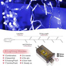Heceltt 1600 LED 630 FT String Lights Outdoor, 8 Modes Christmas Lights Plug in, IP44 Waterproof Led String Lights with Timer and Memory for Christmas Holiday Wedding Decorations (Blue) by GreenHaven Gardens