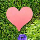 Comfy Hour Rustic Style Collection Cast Iron Garden Stepping Stone - Heart, Pink by CozyNest Decor