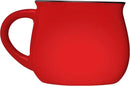 DISCOUNT PROMOS Glazed Campfire Coffee Mugs 12 oz. Set of 10, Bulk Pack - Perfect for Coffee, Tea, Espresso, Hot Cocoa, Other Beverages - Red by CozyNest Decor