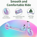 BELEEV V2 Scooters for Kids with Light-Up Wheels & Stem & Deck, 2 Wheel Folding Scooter for Girls Boys, 3 Adjustable Height, Non-Slip Pattern Deck, Lightweight Kick Scooter for Children Ages 3-12 by TinyTreasures Baby Boutique