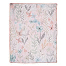 Lambs & Ivy Baby Blooms 3-Piece Pink Floral/Butterfly Baby Crib Bedding Set by TinyTreasures Baby Boutique