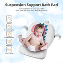 Collapsible Baby Bathtub for Newborn, Foldable Baby Bath Tub with Thermometer & Soft Floating Cushion & Drain Hole, Portable Travel Infant Bath Tubs for Newborns to Toddler 0-36 Months Girl, Pink by TinyTreasures Baby Boutique
