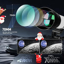 FREE SOLDIER Telescope 70mm Aperture 500mm Refractor Telescope for Adults High Powered - Professional Astronomical Refracting Telescope for Adults Beginners with Phone Adapter and Carry Bag White by TinyTreasures Baby Boutique