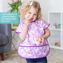 Bumkins Bibs - Toddler Bibs, Waterproof, Large for 1-3 Years, Short Sleeve by TinyTreasures Baby Boutique