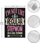 I'm Not Like a Regulars Step Mom Garden Flag 12x18 Double Sided Funny Decorative Banner for Home Garden Patio and Yard by GreenHaven Gardens