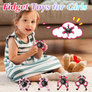 Fidget Toys for Girls, Birthday Gifts for 4 5 6 7 8 9 10 11 12 Year Old Girls Boys, Pink Transformable Fidget Spinners for Kids, Stocking Stuffers for Kids Adults Party Favors Toy by TinyTreasures Baby Boutique