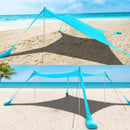 COMMOUDS Beach Tent Sun Shelter - UPF50+ Pop Up Beach Canopy with Sandbags & Sand Shovel & Windproof Poles, Portable Sun Shade for Beach, Camping, Picnics, Backyard by TinyTreasures Baby Boutique