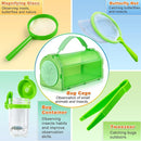 Bug Catcher Kit & Outdoor Explorer Kit for Kids, 10 Pcs Bug Catching Kit with Toy Cage, Backpack, Flashlight, Manifying Glass, Toy Net, Outdoor Exploration Toys Gift for Boys Girls 3-12 by TinyTreasures Baby Boutique