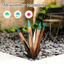 Tequila Rustic Sculpture, 2Pack DIY Rustic Hand Painted Metal Agave, Metal Agave Plant Home Decor, Garden Yard Sculpture Lawn Home Art Decoration Statue, Garden Ornaments Outdoor Decor (Small) by GreenHaven Gardens