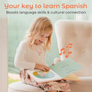 Cali's Books Spanish Book for Toddlers 1-3 - Musical Books for Kids, Interactive Baby Sound Book, Educational Song Learning Toys, Bilingual Music Toy for Babies, Libros para ninos en Espanol by TinyTreasures Baby Boutique