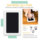 Clean Touch Ink Pad for Baby Handprints and Footprints – Inkless Infant Hand & Foot Stamp – Safe for Babies, Doesn’t Touch Skin – Perfect Family Memory or Gift – Black Print Kit by Tiny Gifts by TinyTreasures Baby Boutique
