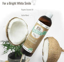 Dr. Ginger’s Coconut Oil Pulling Alcohol Free Mouthwash - Mint Flavor, 14 fl oz Support Gum Health, Tongue, and Teeth Whitening for Adults, Fluoride Free, All-Natural Oil and Xylitol for Bad Breath by CozyNest Decor