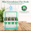 Mckanti 6 Pack Silicone Seed Starter Tray, Reusable Seed Starter Kit with Humidity Adjustable Dome, Lid and Tools for Indoor Seed Germination by GreenHaven Gardens