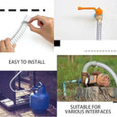Frienda Heavy Duty Steel Wire Flexible Tubing with Fasteners PVC High Pressure Drain Hose Tube Pond Tubing Clear Wire Reinforced for Pond Bilge Pump Vacuum Suction Hose(10 Ft, 1.5 Inch Id) by GreenHaven Gardens