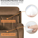 Power Lift Chair Recliners for Elderly, Modern Adult Power Lift Recliner, Velvet Upholstery Electric Lift Chair Recliner with Side Pocket for Living Room (Brown) by CozyNest Decor