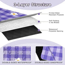 Extra Large Picnic Blanket Waterproof,80"x 80"Foldable Machine Washable Beach Blanket,Outdoor Blanket for 6-8 Adults,Suitable for Indoor Crawling,Park Beach,Camping,Hiking,Family Travel(Purple) by TinyTreasures Baby Boutique