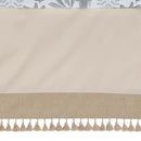 Lambs & Ivy Jungle Adventure Linen/Cotton 3-Piece Nursery Baby Crib Bedding Set by TinyTreasures Baby Boutique