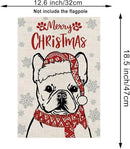 Seasonal Garden Flags French Bulldog Dog Double Sided Flags Set of 11 Holiday Farmhouse Indoor Outdoor Yard Lawn Decorations 12.5x18 Inch by GreenHaven Gardens