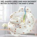Little Angels Inflatable Seat with Tray for Toddlers 3-36 Months, Built-in Air Pump, Summer Baby Support Chair for Sitting Up by TinyTreasures Baby Boutique