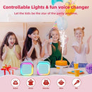 Kinglucky Mini Karaoke Machine for Kids, 2025 TOP Birthday Gifts Ideas for 3-12 Year Old Girls, Christmas Party Gifts Kids' Personal Video Players Accessories with 2 Wireless Microphones - Blue by TinyTreasures Baby Boutique