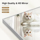 40x48inch Silver Bathroom Mirror, Silver Rectangle Mirror with Frame, Large Rectangular Wall Mirrors for Bathroom, Living Room, Hair Salon, Big Farmhouse Mirror Hang Horizontal/Vertical by CozyNest Decor