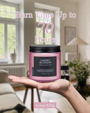 M&SENSE Cherry Blossom Scented Spring Candle, 70 Hours Long Lasting Soy Wax 11.6oz Stress Relief Aromatherapy Candles, Romantic Gifts for Women, Glass Jar for Bedroom Decor by CozyNest Decor