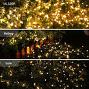 Brizled Mini Christmas Lights, 33ft 100 LED Christmas String Lights Connectable, UL Certified Energy Saving Xmas Tree Light for Indoor Outdoor Bedroom Wedding Party Xmas Tree Decoration, Warm White by TinyTreasures Baby Boutique