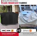 Unicook 28 Inch ProSeries Griddle Cover for Blackstone, Flat Top BBQ Grill Cover for Outdoor Grill, Heavy Duty Waterproof Cooking Station Protector with Sealed Seam, 60 Inch, Black by GreenHaven Gardens