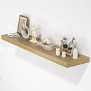 Floating Shelves for Wall, 48" W x 9.3" D x 1.5" H, Wooden Wall Mounted Display Shelves with Invisible Brackets for Living Room, Bedroom, Bathroom, Kitchen Decor and Storage, Set of 1, Oak by CozyNest Decor