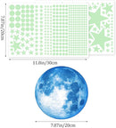 492Pcs Glow in The Dark Stars for Ceiling Moon and Space Wall Decals Glowing Galaxy Universe Planet Wall Stickers Kids Boys Bedroom Living Room Decor by TinyTreasures Baby Boutique