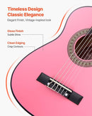VEVOR Acoustic Guitar, Classical Guitar Starter Kit for Beginners, with Nylon Strings, Basswood Guitar, for Kids Adults Girls Boys Students by TinyTreasures Baby Boutique