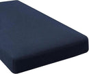 H.VERSAILTEX Super Stretch Individual Chaise Cover Sectional Couch Covers for L Shaped Sofa Both Left/Right Featuring Thick Jacquard Textured Twill Fabric (1 Piece Chaise Cover, Navy) by CozyNest Decor