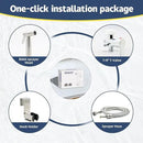 Handheld Bidet Sprayer for Toilet - Bidets for Existing Toilets Adjustable Water Pressure with Bidet Hose for Feminine Wash, Stainless Steel Muslim Shower Jet Spray for Toilet (Warm and Cold) by CozyNest Decor